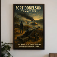 Fort Donelson Civil War Victory Poster
