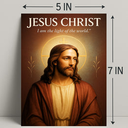 Jesus Christ  I am the Light of the World Poster PosterGoat