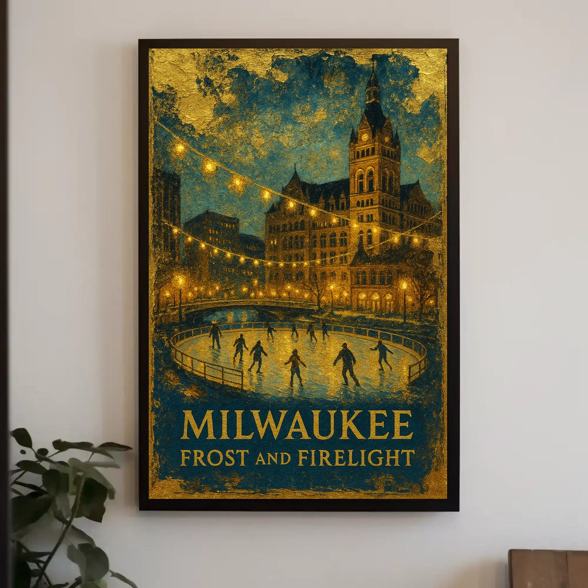 Milwaukee Frost And Firelight Poster