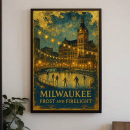 Milwaukee Frost And Firelight Poster