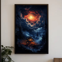 Enchanted Nightscape Poster