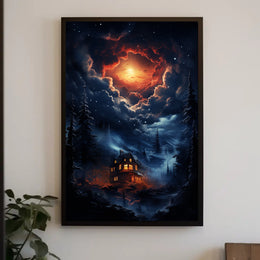 Enchanted Nightscape Poster