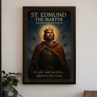 St. Edmund the Martyr Poster PosterGoat