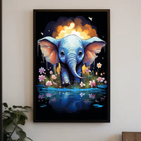 Elephant Dreams A Whimsical Fantasy Landscape