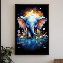 Elephant Dreams A Whimsical Fantasy Landscape