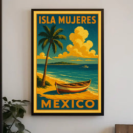 Isla Mujeres Travel Poster