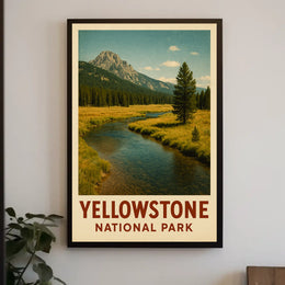 Yellowstone National Park Poster