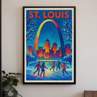 St. Louis Winter Wonderland Poster