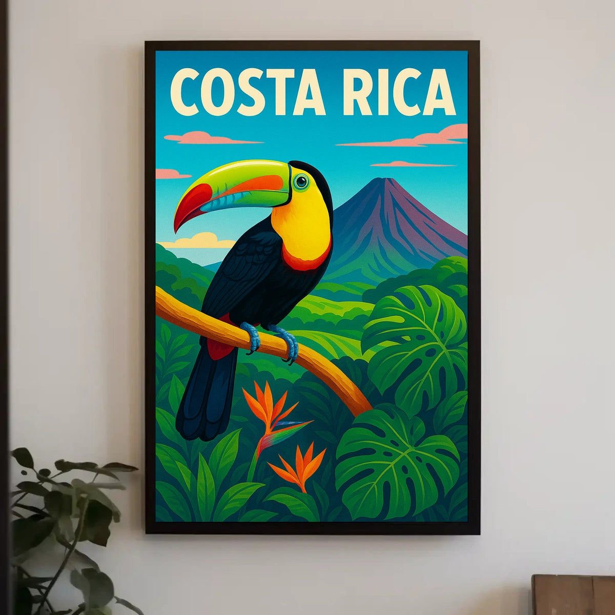 Costa Rica Tropical Paradise Poster