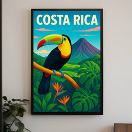 Costa Rica Tropical Paradise Poster