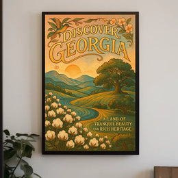Discover Georgia Poster