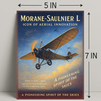 Morane-Saulnier L Icon of Aerial Innovation Poster PosterGoat