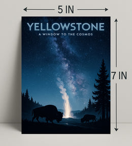Yellowstone A Window to the Cosmos Poster PosterGoat