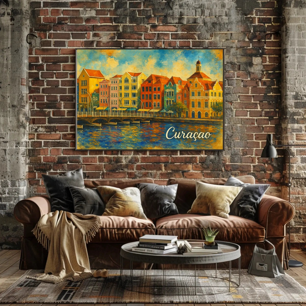 Colorful Curaçao Poster