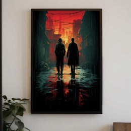 Shadows In The Alley Poster