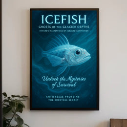 Icefish Ghosts of the Glacier Depths Poster