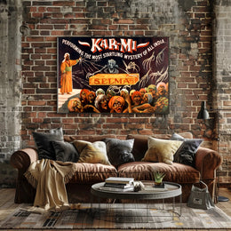 Kar-Mi Illusionist Vintage Magic Cultural Poster