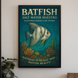 Batfish Salt Water Maestro Poster