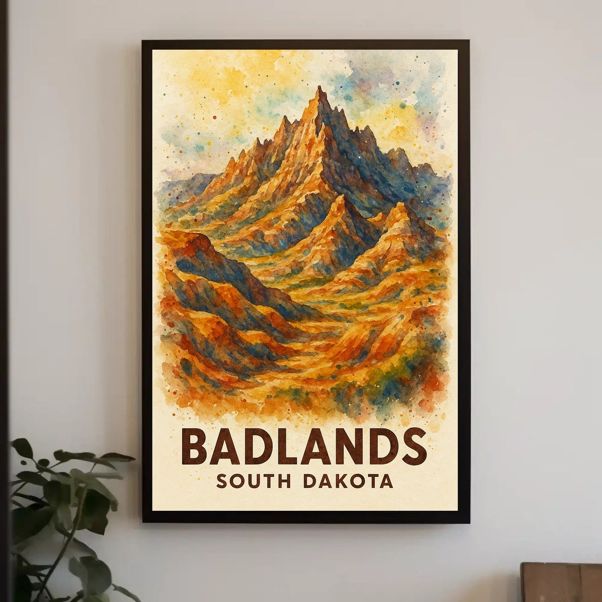 Badlands of South Dakota Poster