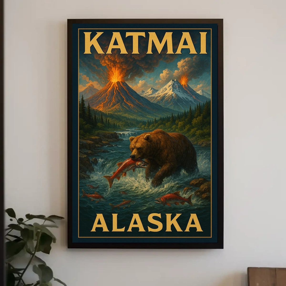 Katmai, Alaska Poster