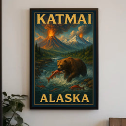 Katmai, Alaska Poster