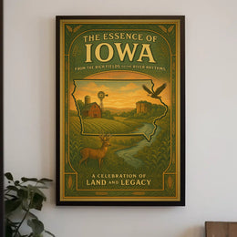 The Essence of Iowa Poster