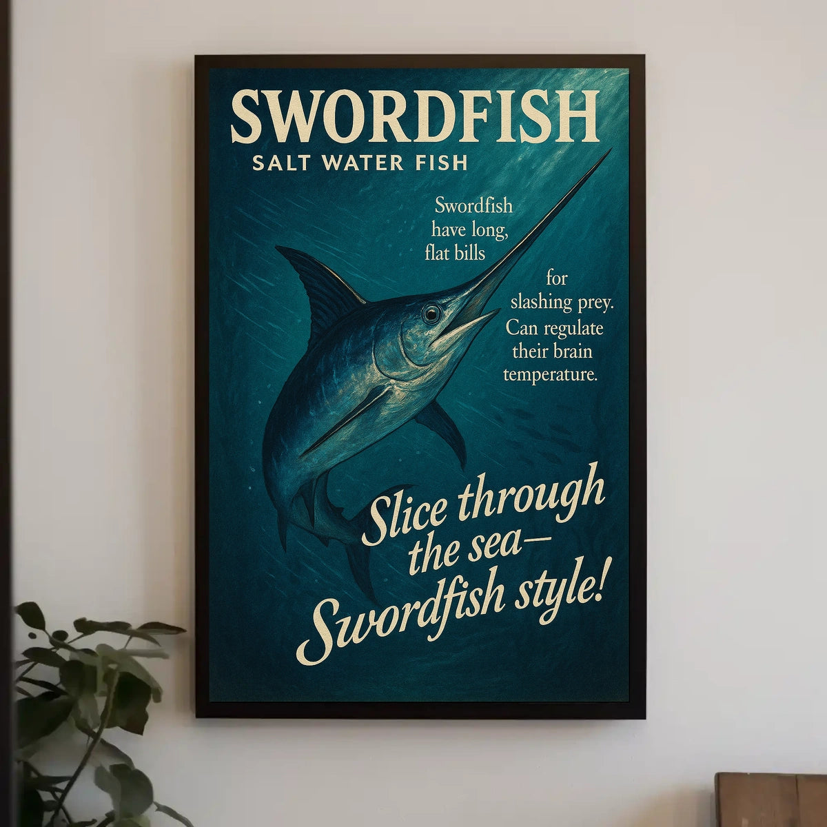 Swordfish Masters Of The Sea Poster