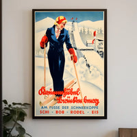 Winter Sports At The Foot Of The Poster
