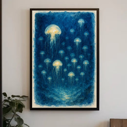 Ethereal Jellyfish Poster