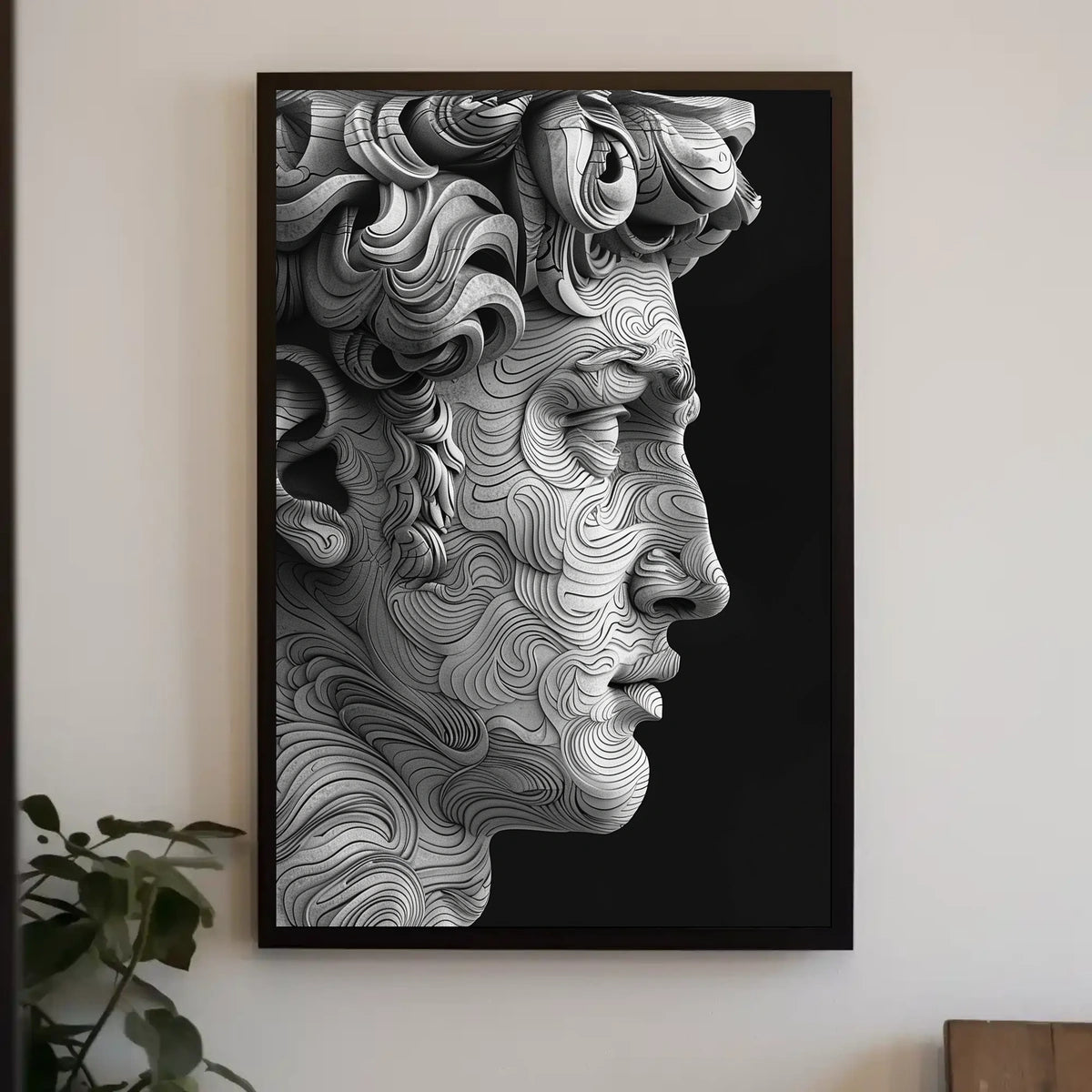 Abstract Marble Portrait Abstract Poster