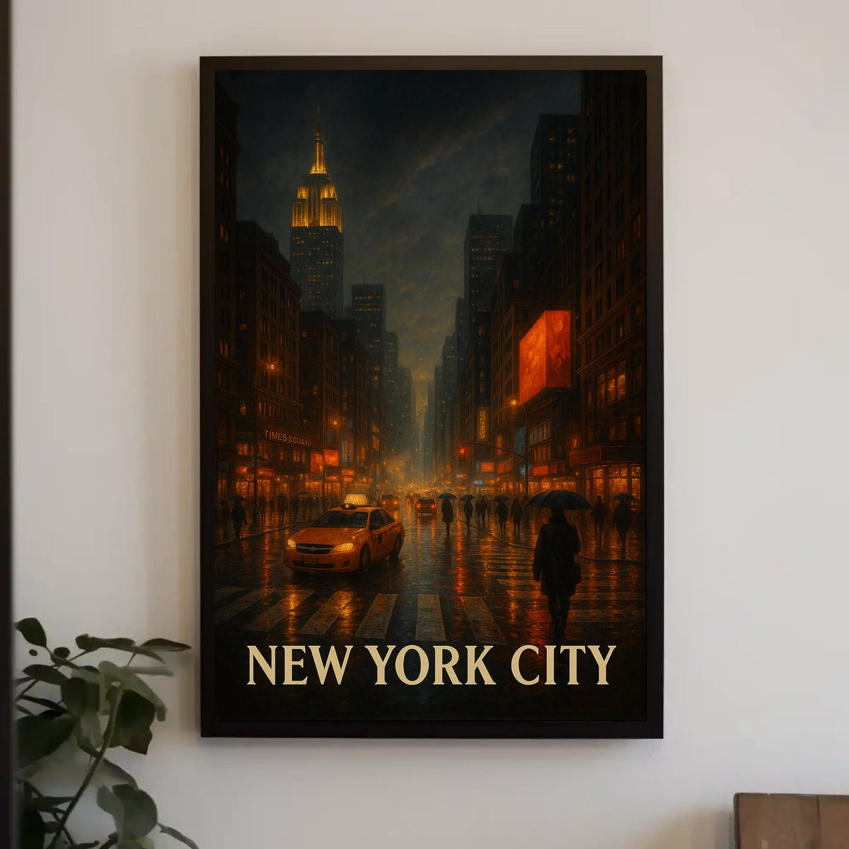 New York City Nightscape Poster