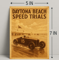 Daytona Beach Speed Trials Poster PosterGoat