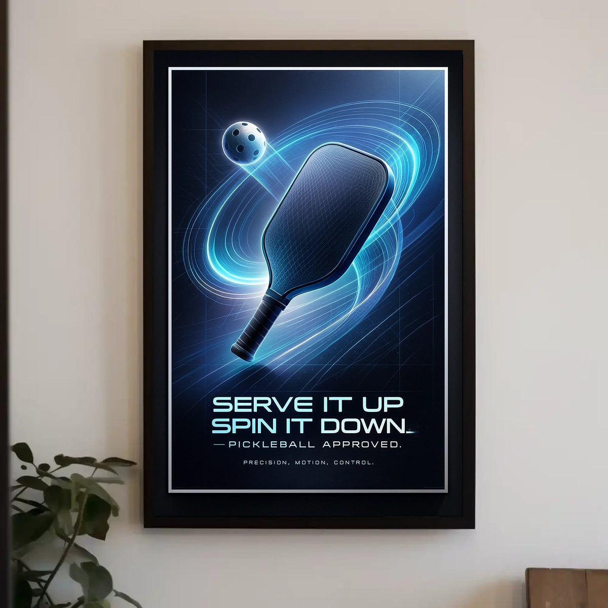 Pickleball Precision Poster