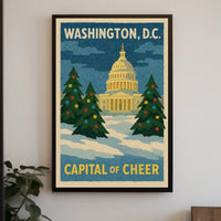 Washington DC Capitol Poster