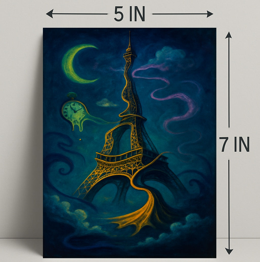 Surreal Parisian Dreamscape Surreal Poster