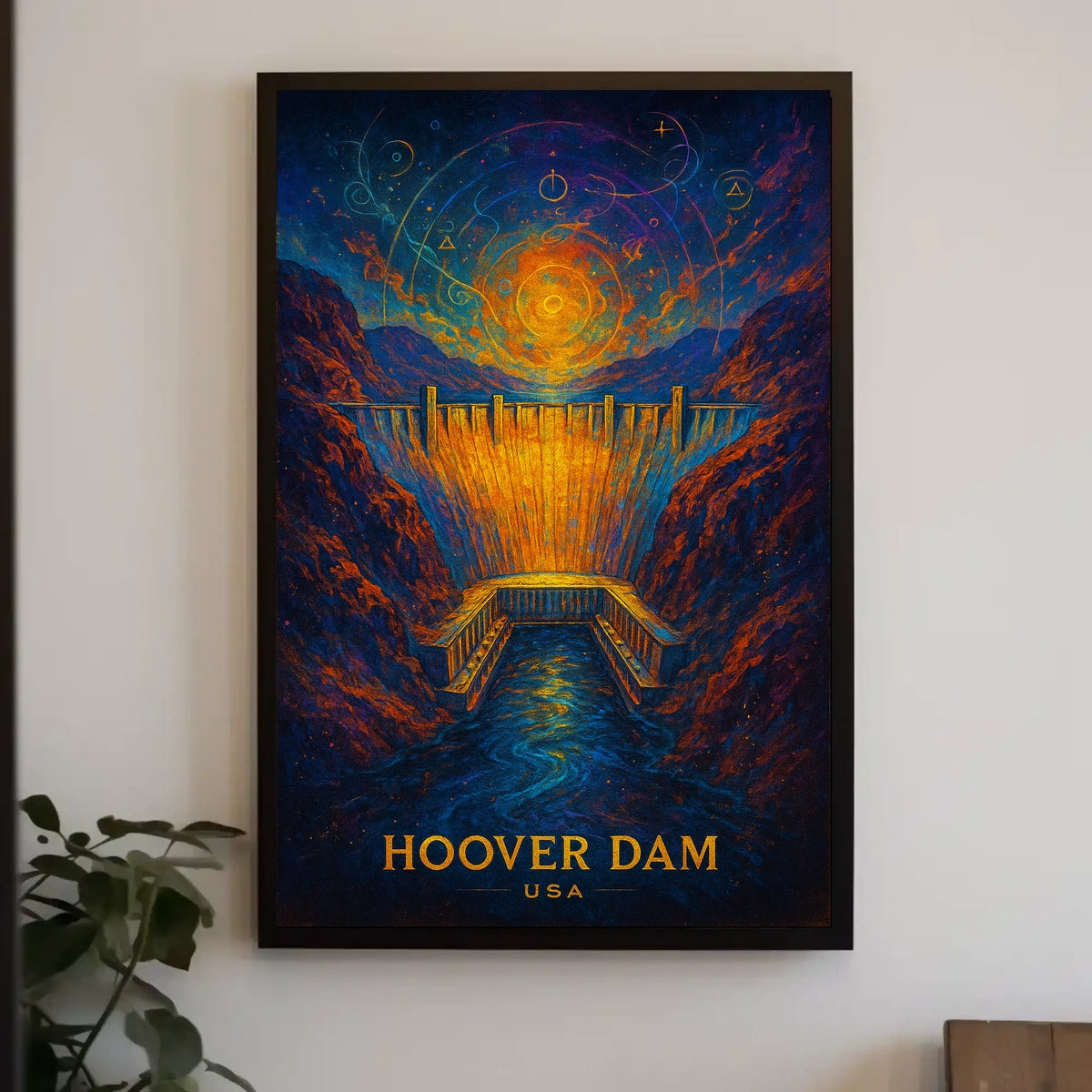 Hoover Dam USA Poster
