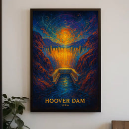 Hoover Dam USA Poster
