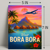 Visit Bora Bora Poster PosterGoat