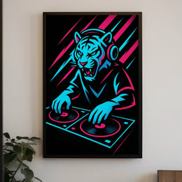 Dj Tiger Vibes Poster