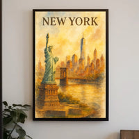 New York Cityscape Poster