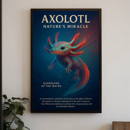 Axolotl Natures Miracle Poster