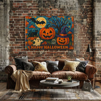 Halloween Urban Nightscape Cinematic Poster