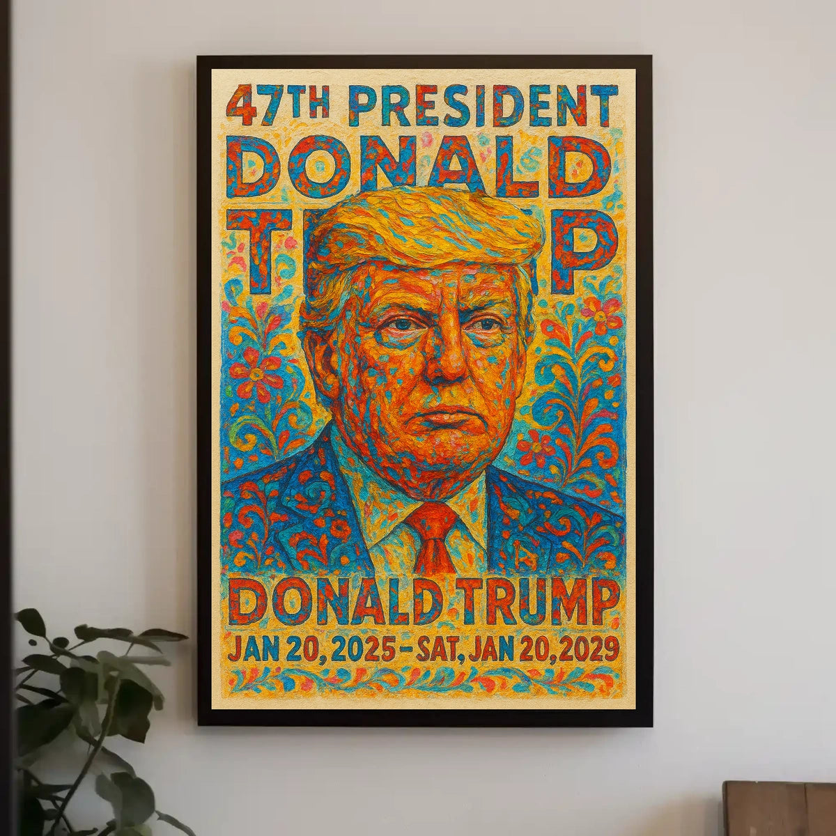 Donald Trump Mosaic Legacy Bold Patriot Poster