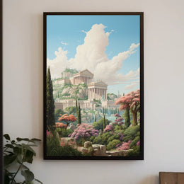 Ancient Greece Serenity: Cultural or Heritage Poster