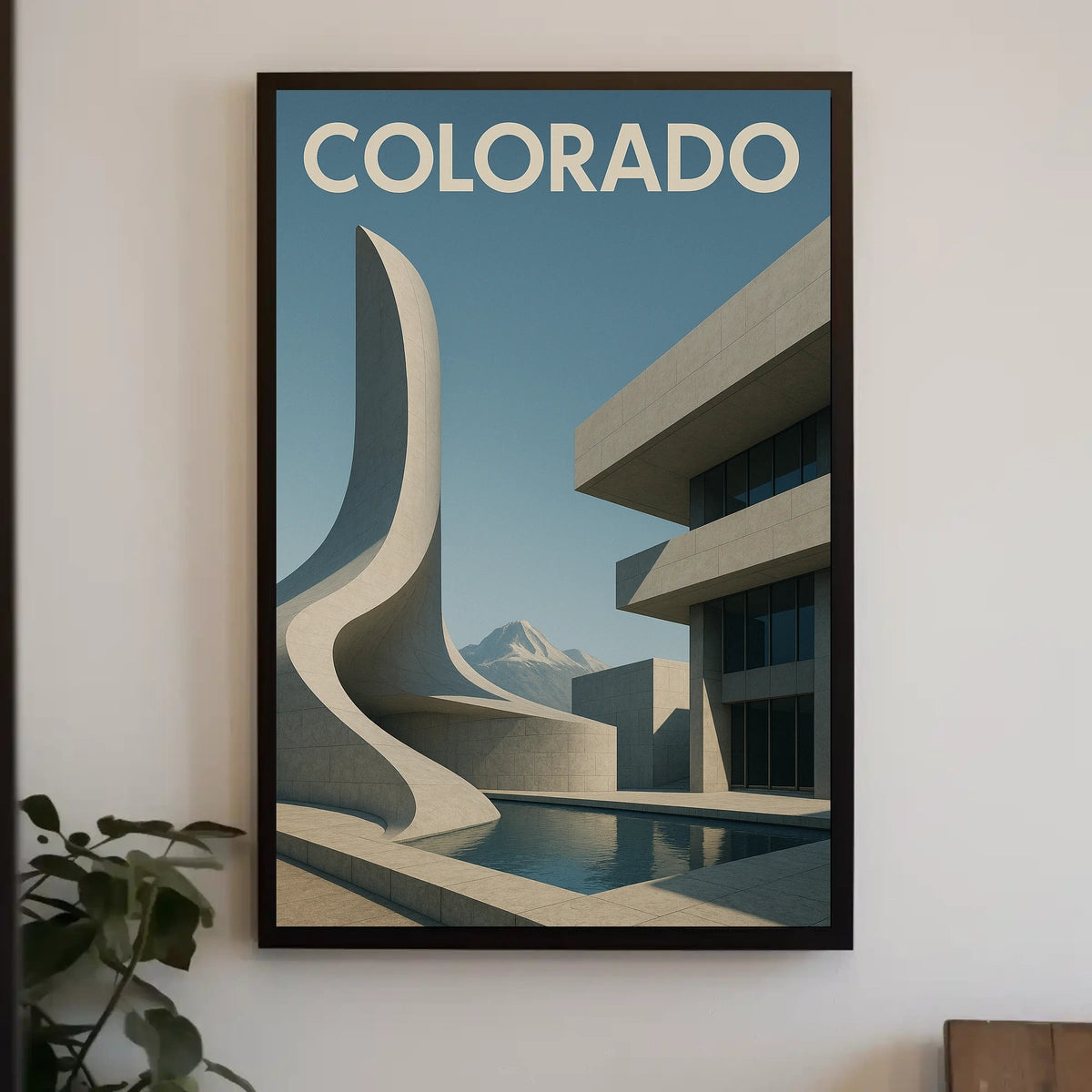 Modern Architecture In Colorado Modern Poster