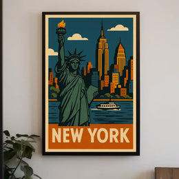 New York City Skyline Poster