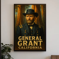 General Grant In California Poster