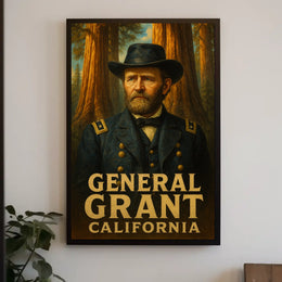 General Grant In California Poster