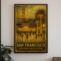 San Francisco Golden Gate Glow Poster