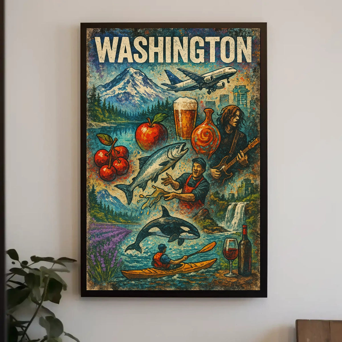 Washington State Highlights Poster